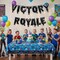 Fortnite Victory Royale Foil Letter Balloon Banner Kit – 13 Balloons with Twine - Fortnite Party Decorations